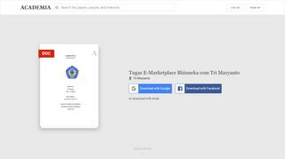 
                            9. Tugas E-Marketplace Bhinneka com Tri Maryanto - Academia.edu