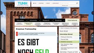 
                            8. TUHH – International – Outgoing TUHH-Students – Internships ...