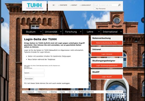 
                            1. TUHH – Login/Logout