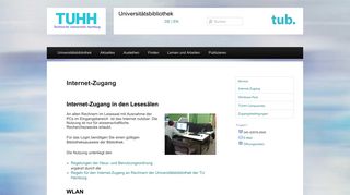 
                            9. TUHH Universitätsbibliothek: Internet-Zugang - Universitätsbibliothek