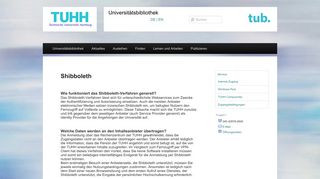 
                            2. TUHH Universitätsbibliothek: Shibboleth - Universitätsbibliothek