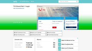 
                            7. tui-brandnet.com - TUI Brand Net // Login - TUI Brand Net - Sur.ly