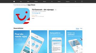 
                            5. TUI Danmark – din rejseapp i App Store - iTunes - Apple