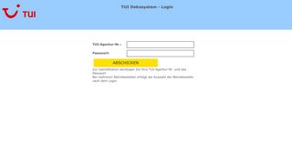 
                            6. TUI Dekosystem - Login