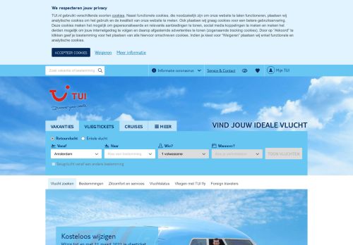 
                            7. TUI fly vliegtickets - boek goedkope vliegtickets online | TUI