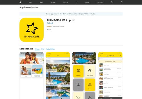 
                            6. TUI MAGIC LIFE App im App Store - iTunes - Apple