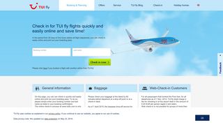 
                            9. TUIfly.com Web Check-in: Check in your flight online and save time!