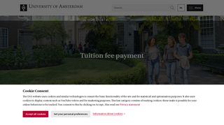 
                            3. Tuition fee payment - University of Amsterdam