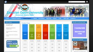 
                            13. Tuition Fees – Zambian Open University