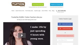 
                            2. Tuition Teacher Login - TheTuitionTeacher.com