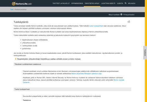
                            5. Tukikäytäntö - Norton Support