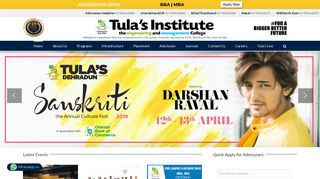 
                            3. Tula's Institute: Best Engineering College in Dehradun, Uttarakhand