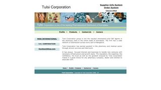 
                            2. Tulsi Corporation.com