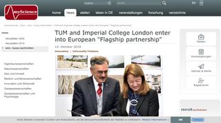 
                            11. Tum and Imperial College London Enter Into European 