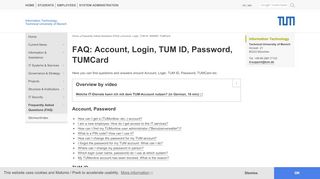
                            4. TUM IT - CIO: Account, Login, TUM ID, MWNID, TUMCard