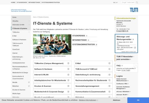 
                            3. TUM IT - CIO: IT-Dienste & Systeme