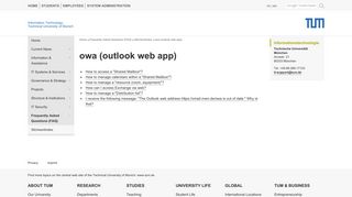 
                            1. TUM IT - CIO: owa (outlook web app)