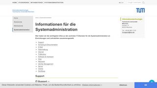 
                            7. TUM IT - CIO: Systemadministration