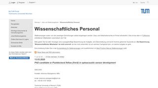 
                            5. TUM - Wissenschaftliches Personal