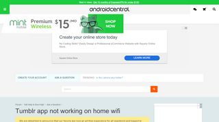 
                            11. Tumblr app not working on home wifi - Android Forums at ...