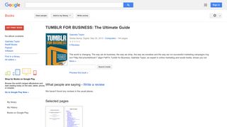 
                            5. TUMBLR FOR BUSINESS: The Ultimate Guide - Google बुक के परिणाम