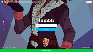 
                            2. Tumblr is blogs