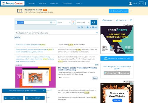 
                            8. tumblr - Tradução em português - exemplos inglês | Reverso Context