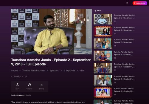 
                            6. Tumcha Aamcha Jamla (Marathi) - 9 Sep, 2018 | Watch Full Episode ...