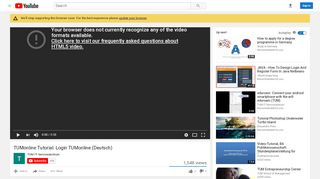 
                            8. TUMonline Tutorial: Login TUMonline (Deutsch) - YouTube
