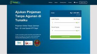 
                            3. Tunaiku: Pinjaman Uang Online Tanpa Agunan dan Tanpa Jaminan