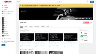 
                            8. TuneCore - YouTube