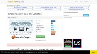 
                            10. Tunesoman : Website stats and valuation