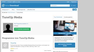 
                            7. TuneUp Media | heise Download