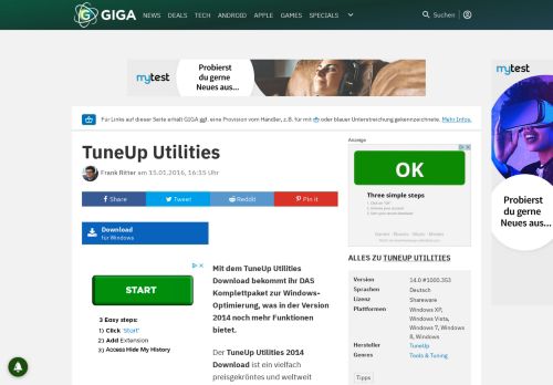 
                            7. TuneUp Utilities Download – GIGA