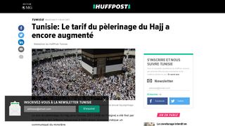 
                            11. Tunisie: Le tarif du pèlerinage du Hajj a encore augmenté | Al HuffPost ...