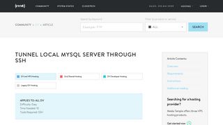 
                            11. Tunnel local MySQL server through SSH - Media Temple