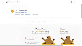 
                            10. TunnelBear VPN - Google Chrome