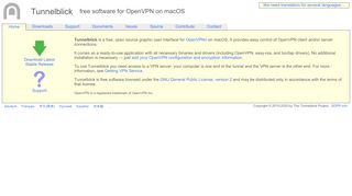 Tunnelblick | Free open source OpenVPN VPN client server software ...