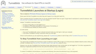 
                            13. Tunnelblick Launches at Startup (Login) - Tunnelblick | Free open ...