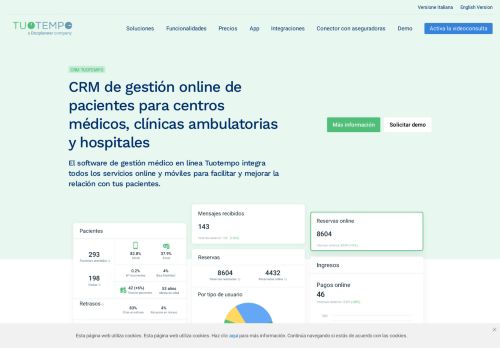 
                            2. tuOtempO Patient CRM - Clinic and hospital healthcare delivery