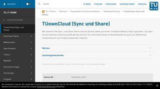 
                            10. TUownCloud | IT Solutions | TU Wien