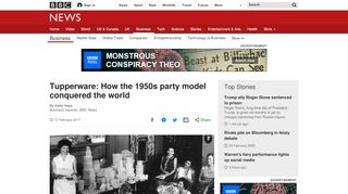 
                            13. Tupperware: How the 1950s party model conquered the world - BBC ...