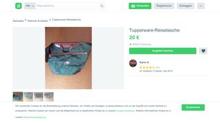 
                            9. Tupperware-Reisetasche in 66424 Homburg für 20,00 € - Shpock