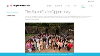 
                            7. Tupperware - Sales Force Opportunity - Careers