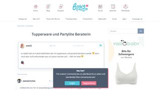 
                            13. Tupperware und Partylite Beraterin — BabyForum.at