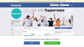 
                            9. Tupperware US & Canada - Sales Force - Home | Facebook