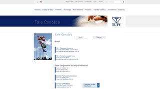 
                            11. TUPY - Fale Conosco