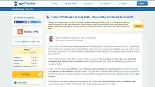 
                            9. Turbo VPN Review (2019) - Stay Away From This Chinese VPN