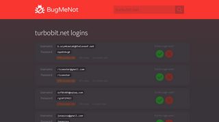 
                            1. turbobit.net passwords - BugMeNot