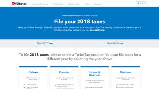 
                            9. TurboTax® 2017 Tax Software for Filing Past Years' Taxes, Prior Year ...